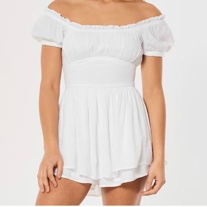 White Hollister romper